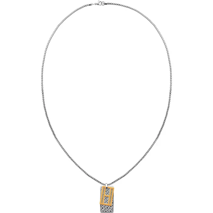 Ανδρικό Κολιέ Tommy Hilfiger 2790451 (50cm) από Ατσάλι Grey