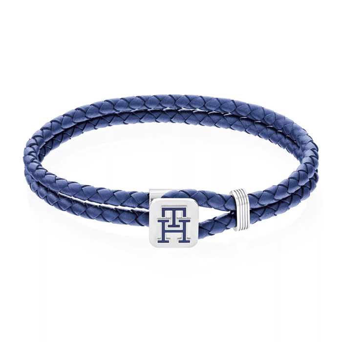 Tommy Hilfiger Men's Leather Bracelet Blue 22 cm - Model 2790530