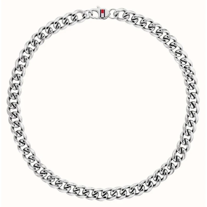 Ανδρικό Κολιέ Tommy Hilfiger 2790604 (40cm) από Ατσάλι Silver