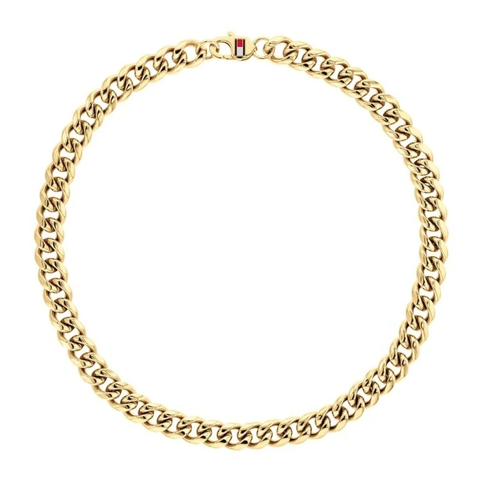 Ανδρικό Κολιέ Tommy Hilfiger 2790605 (40cm) από Ατσάλι Golden