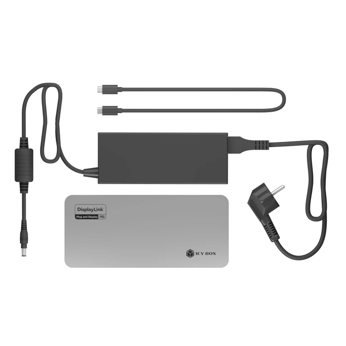 ICY BOX Diamond Dock 7402 12-in-1 USB-C Docking Station