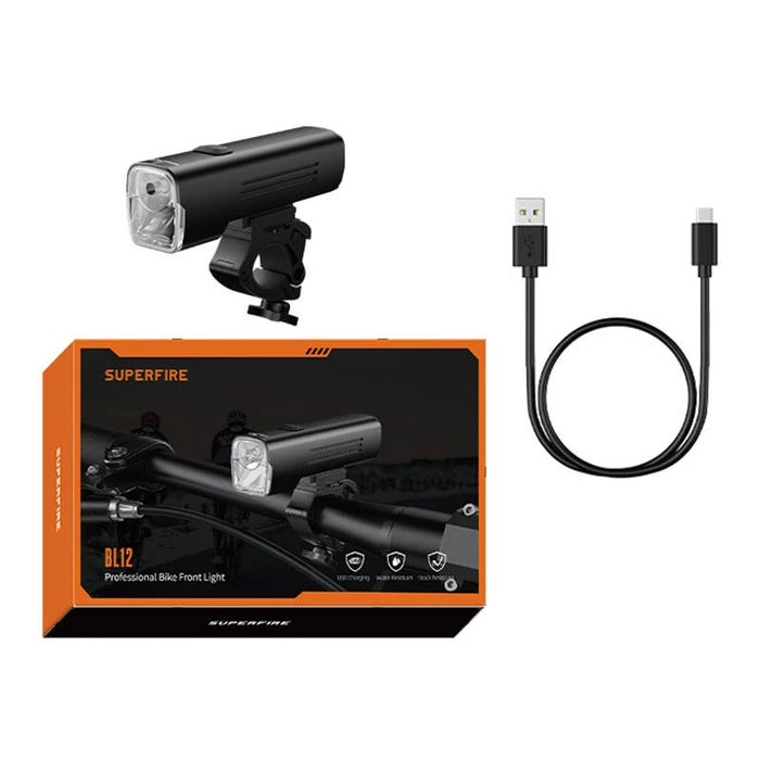 Φως Ποδηλάτου Superfire BL12, 4800mAh, USB