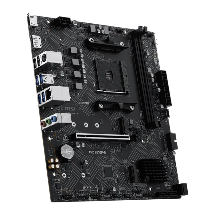 MSI PRO B550M-B - Micro ATX Motherboard - Socket AM4 - AMD B550