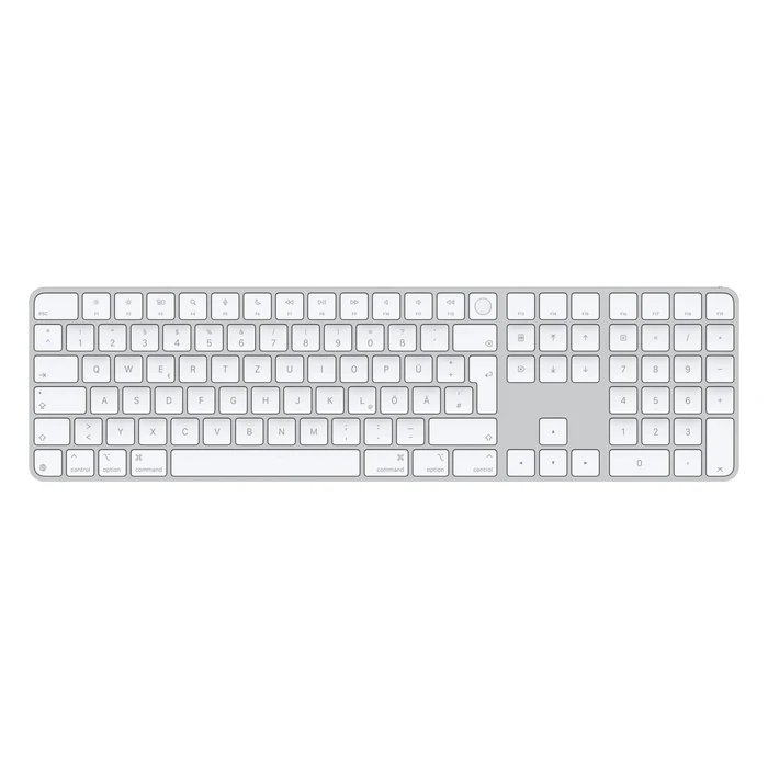 Apple Magic Keyboard με Touch ID - Λευκό / Ασημί (USB‑C)