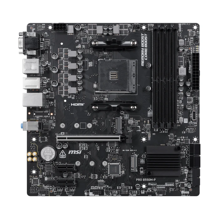 MSI Pro B550M-P - Μητρική κάρτα AM4 (Micro ATX)