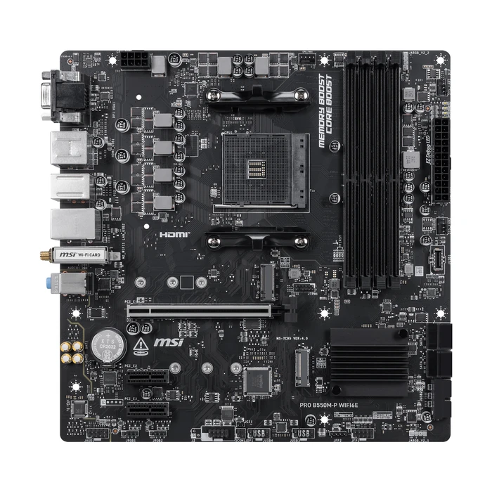 MSI PRO B550M-P WIFI6E (7C95-202R) - Micro-ATX μητρική πλακέτα AM4 B550