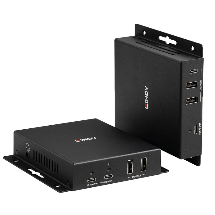 Lindy Video / USB Extender 39347 - 100 m (HDBaseT 3.0 USB‑C επεκτατής βίντεο & δεδομένων)