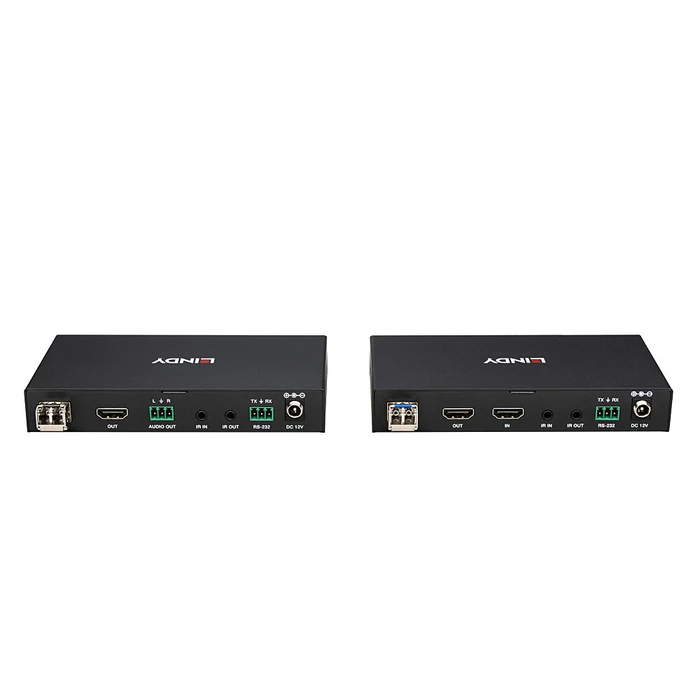 Lindy Επεκτατής KVM HDMI οπτικών ινών 5 km 4K60 USB 2.0 RS-232 & IR (39366)