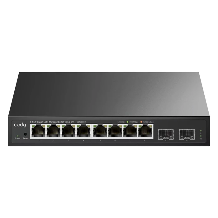 Cudy Switch GS108ES2 - 8 Θύρες Gigabit + 2 SFP