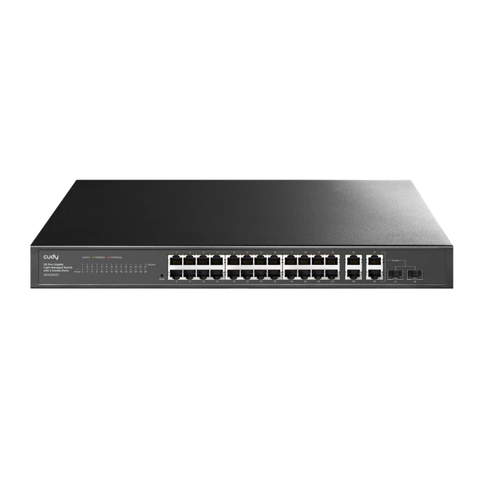 Cudy GS1028ES2 26-port Gigabit light-managed switch (26x 10/100/1000, 2x Combo SFP)