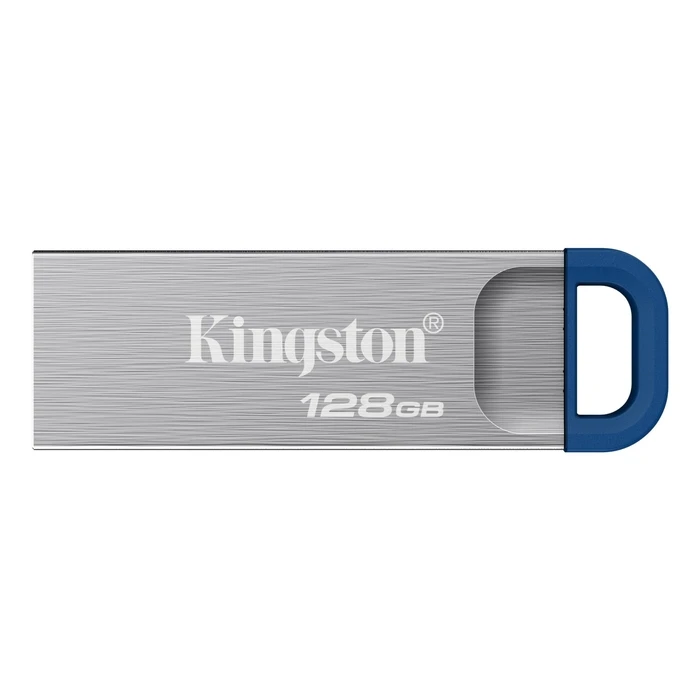 Kingston DataTraveler Kyson G2 128GB USB 3.2 Gen 1 Flash Drive - Silver/Blue (DTKNG2/128GB)