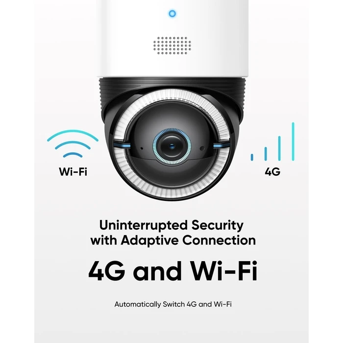 Κάμερα Παρακολούθησης Anker Eufy 4G LTE S330 4K Pan and Tilt with Solar Panel Kit