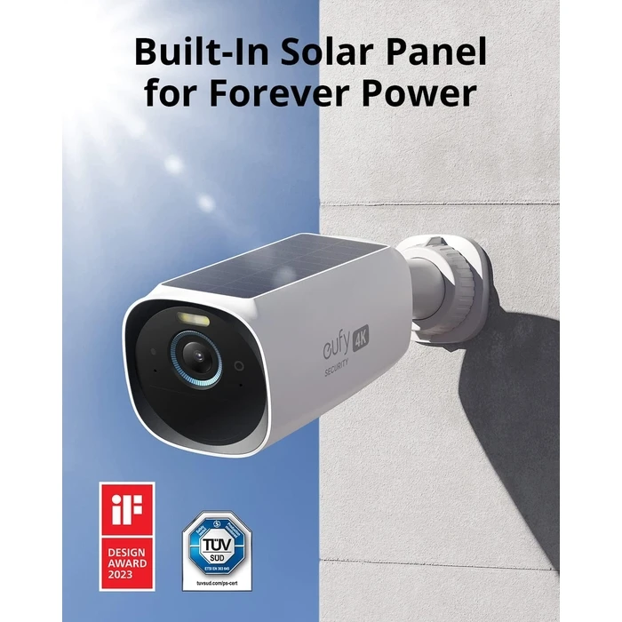 Σύστημα Παρακολούθησης Anker Wi-Fi Battery Solar EufyCam 3 Kit 3+1 4K With Homebase 3
