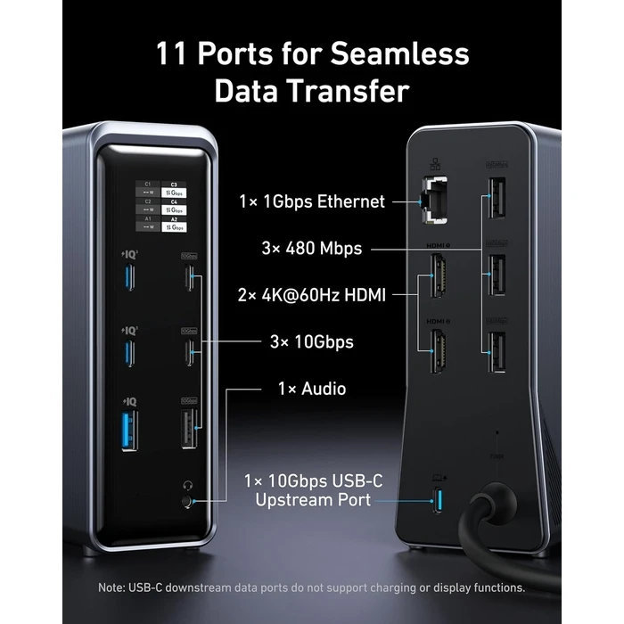 Docking Station Anker 14 Ports with 160W Max Output, 10Gbps