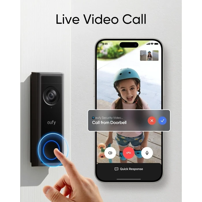 Ασύρματο Κουδούνι Anker Eufy Doorbel C31 2K with Battery or Wired