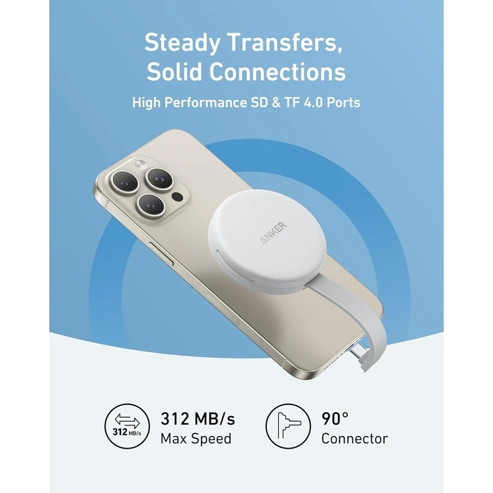 Βάση Anker MagGo USB-C Adapter 3-in-1, 10Gbps For Iphone