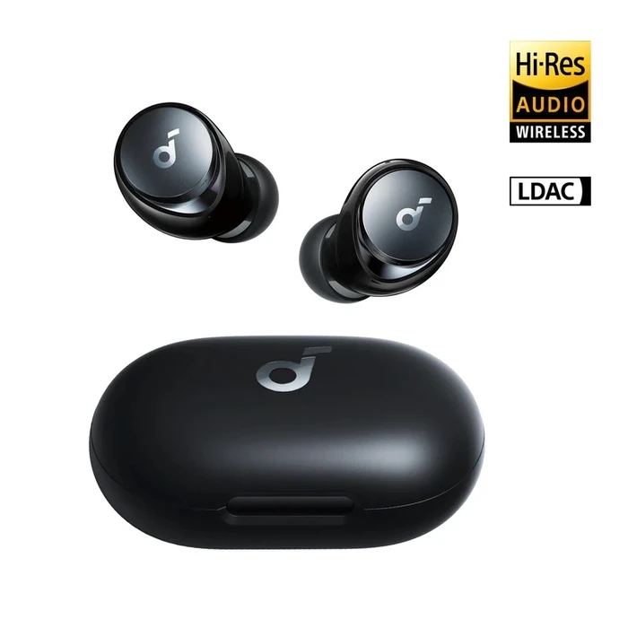 Bluetooth Headset Anker Soundcore Space A40 TWS, Active Noise Cancelling, 50H Playtime, Black