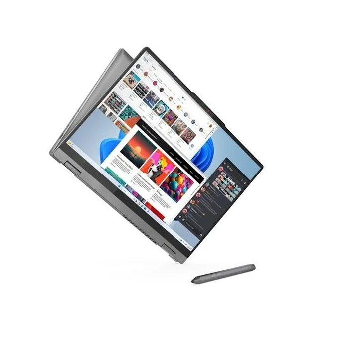 Laptop Lenovo 16" IdeaPad 5 2-in-1 16AHP9 IPS/R7-8845HS/16GB/512GB/AMD Radeon Graphics/Win 11 Home S/Luna Grey (83DS000HGM)