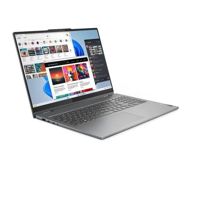 Laptop Lenovo 16" IdeaPad 5 2-in-1 16AHP9 IPS/R7-8845HS/16GB/512GB/AMD Radeon Graphics/Win 11 Home S/Luna Grey (83DS000HGM)
