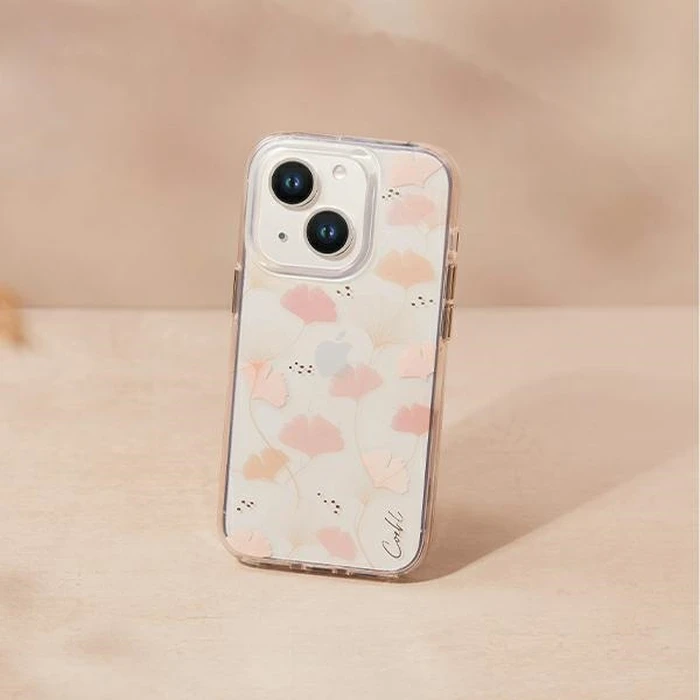 UNIQ Coehl Meadow Apple iPhone 14 Plus / 15 Plus różowy/spring pink