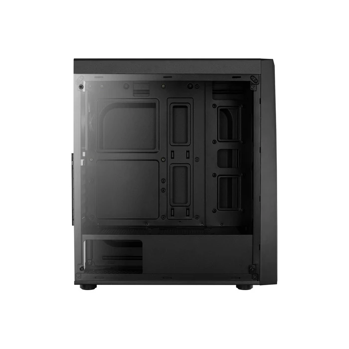 Aerocool Bolt Gaming Midi Tower Κουτί Υπολογιστή με Πλαϊνό Παράθυρο και RGB Φωτισμό - Μαύρο