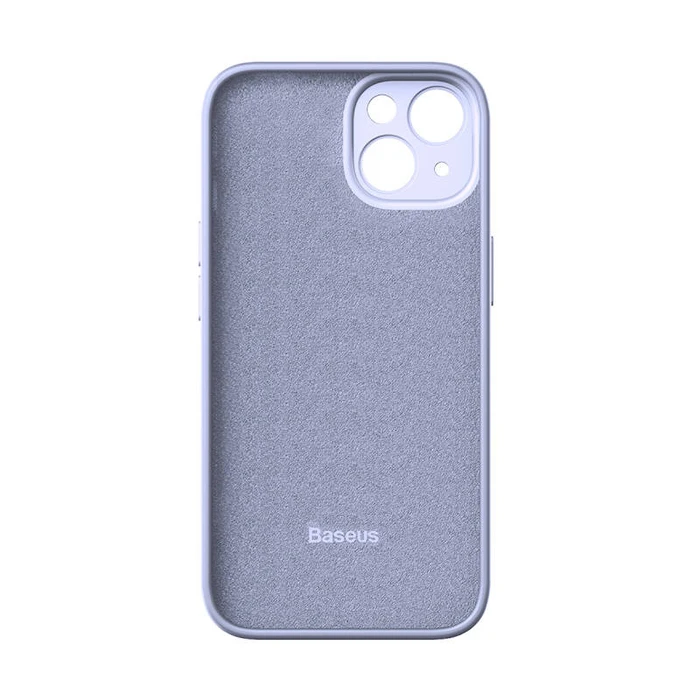 Θήκη Baseus Liquid Silica Gel για iPhone 14 Plus (lavender)+ tempered glass + cleaning kit