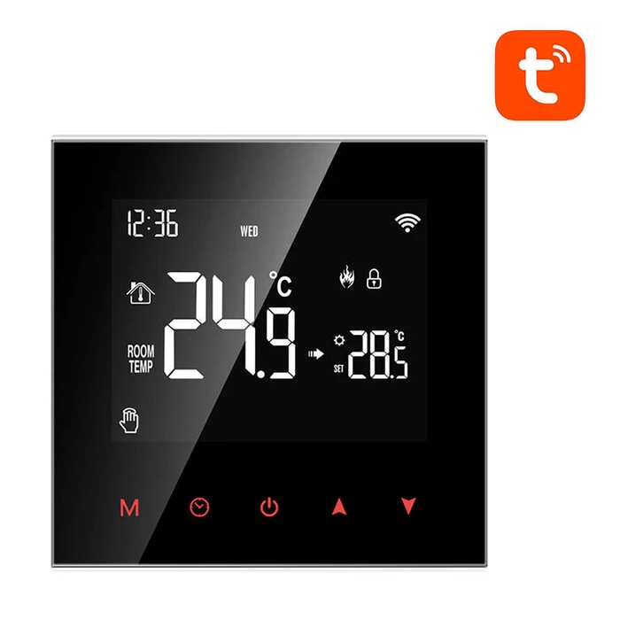 Θερμοστατική Κεφαλή Smart Boiler Avatto WT100 3A WiFi Tuya