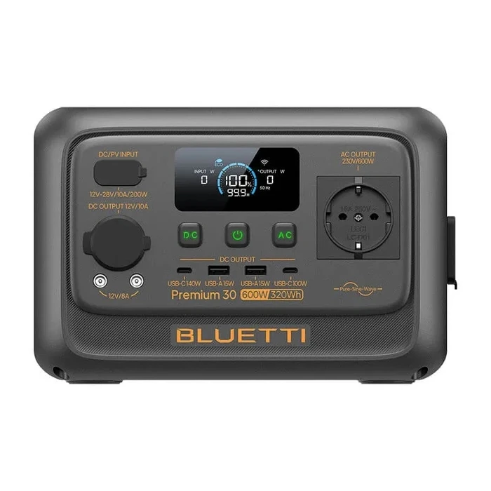 BLUETTI Premium 30 V2 Portable Power Station 320Wh (600W, LiFePO4)