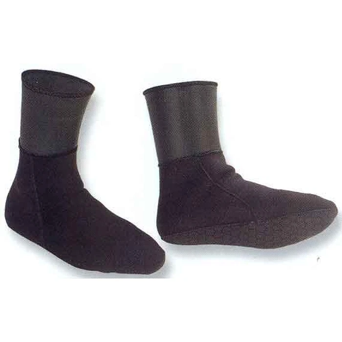Velco 3mm Plush Diving Boots Non-Slip Sole - Black