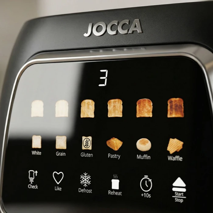 Jocca J-2904N Φρυγανιέρα 2 Θέσεων 800W Μαύρη