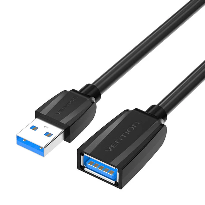 Καλώδιο USB USB 3.0, male USB to female USB, Vention 1m (Black)