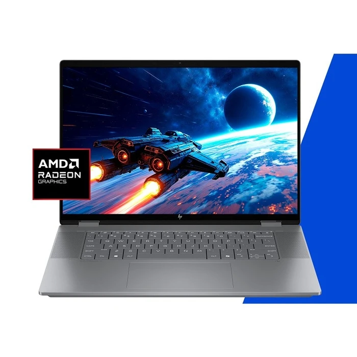 HP Laptops HP OmniBook X Flip 16 Ryzen AI 5 340 16 0 2K Touch OLED 16GB 1TB Win11 Meteor Silver 2Y