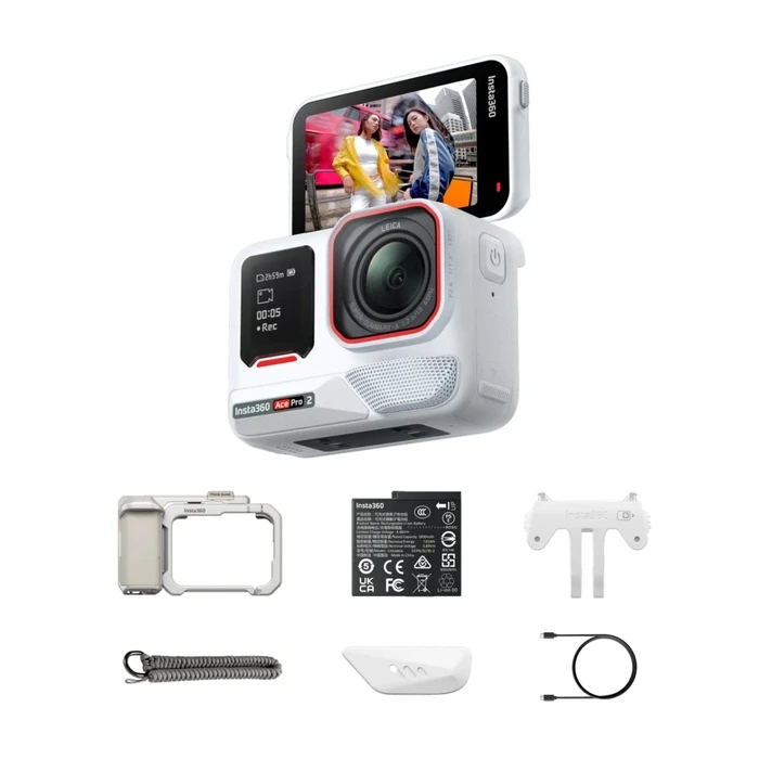 Action Camera Insta360 Ace Pro 2 Xplorer Bundle (Arctic White)