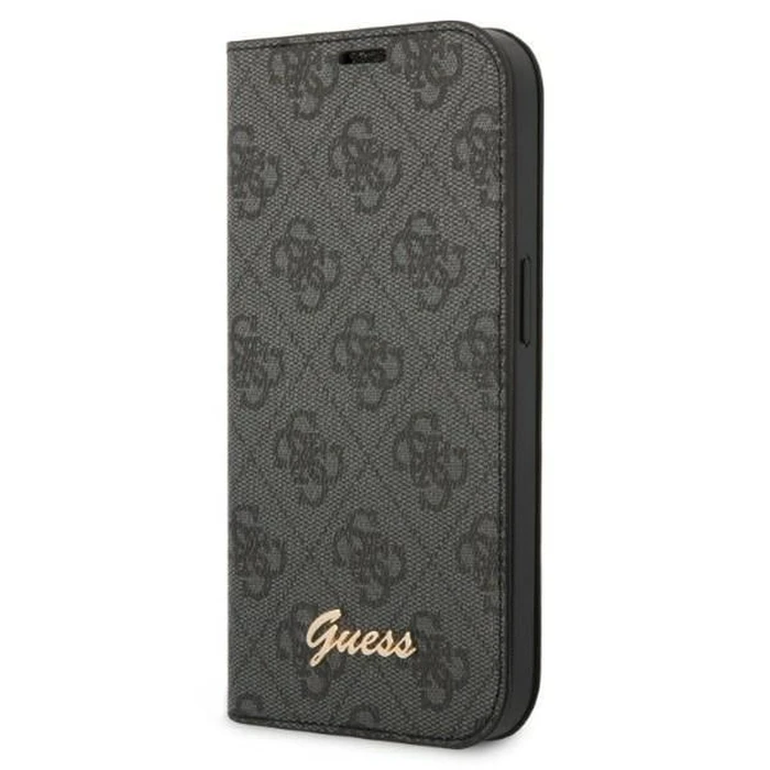 Guess GUBKP14LHG4SHK Apple iPhone 14 Pro black book 4G Vintage Gold Logo