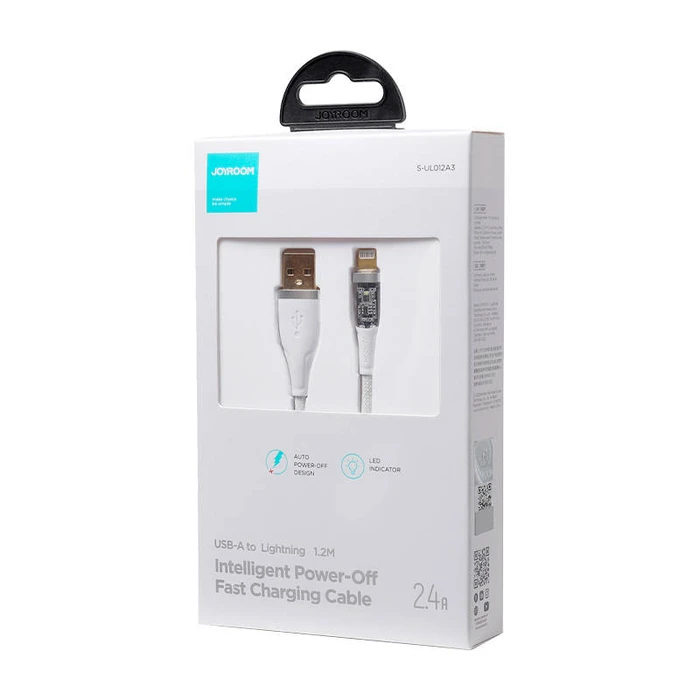 Καλώδιο USB to USB-A/Lightning/2.4A/1.2m Joyroom S-UL012A3 (white)