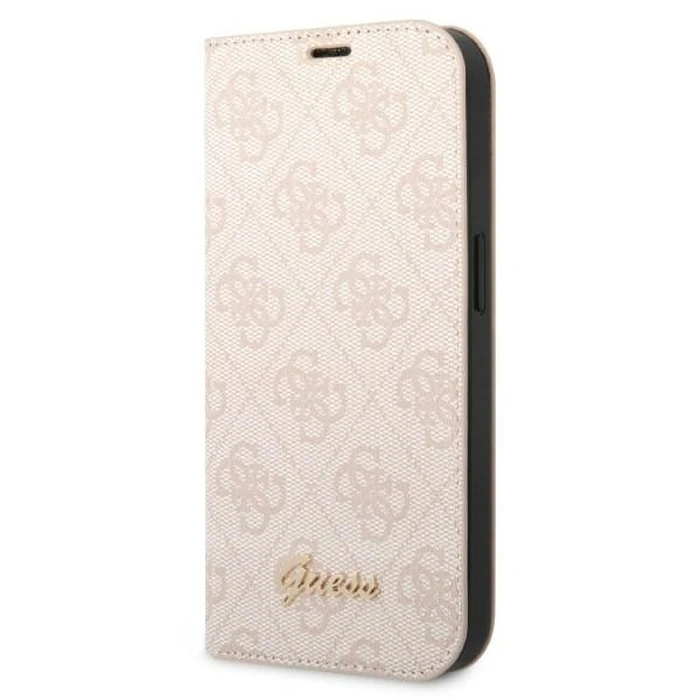 Guess GUBKP14XHG4SHP Apple iPhone 14 Pro Max pink book 4G Vintage Gold Logo
