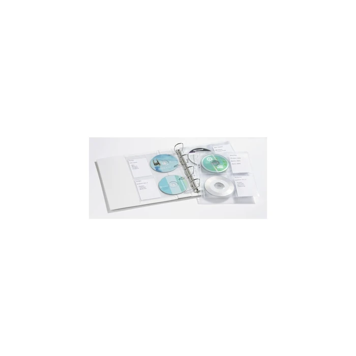 DURABLE Θήκες CD/DVD COVER light M, πακέτο 10 διαφανείς θήκες