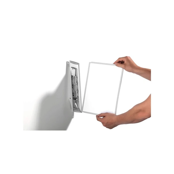 DURABLE Sichttafelsystem SHERPA® WALL 10 - 10 A4 panels (black/grey)