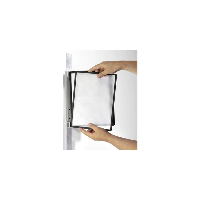 DURABLE Vario Magnet Wall 5 - Τοίχ. στήριγμα με 5 SHERPA Sichttafeln A4 (μαύρο)