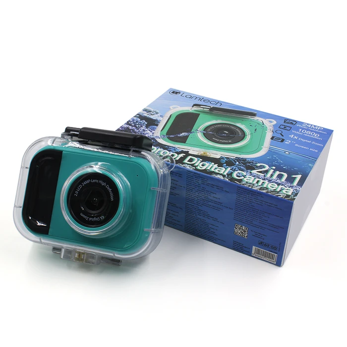 Action Camera Lamtech 2in1 Waterproof DIGITAL GREEN