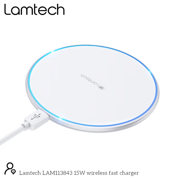 Ασύρματος Φορτιστής Lamtech FAST CHARGER 15W