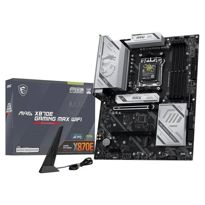 Motherboard MSI MAG X870E GAMING MAX WIFI ATX Socket AM5 AMD X870E