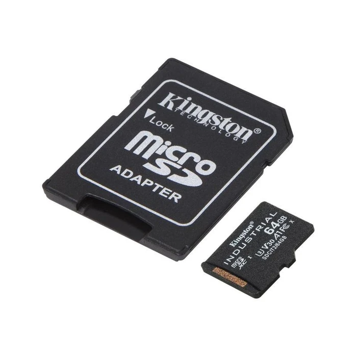 Κάρτα Μνήμης microSDXC 64GB Kingston Industrial - UHS-I