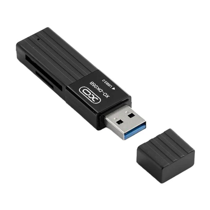 Card Reader XO DK05B USB 3.0 memory card reader 2W1 (black)