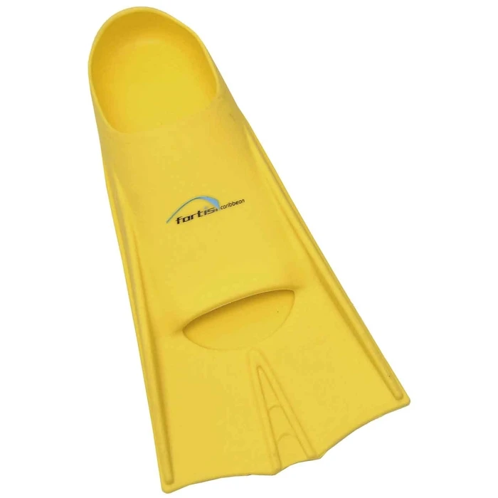 Fortis COMFORT Silicone Short Swim Fins 38/41 Yellow