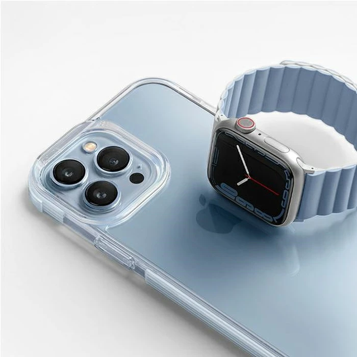 UNIQ Revix strap Apple Watch 4/5/6/7/SE/8/9/Ultra 44/45/49mm Reversible Magnetic white-blue