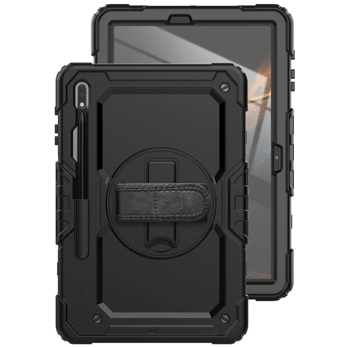 Tech-Protect Solid360 Samsung Galaxy Tab S8+ Plus/S7+ Plus/S7 FE 12.4 Black
