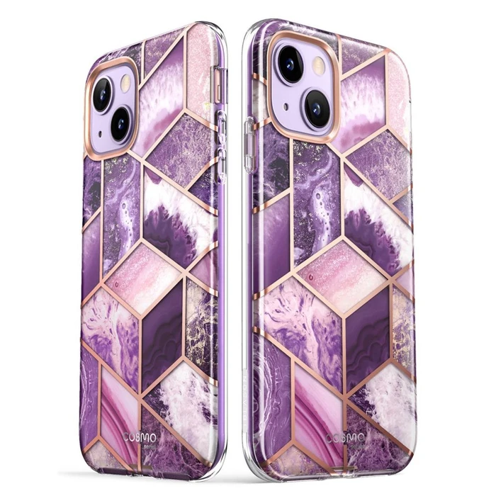 Supcase Cosmo Apple iPhone 14 Plus / 15 Plus Marble Purple