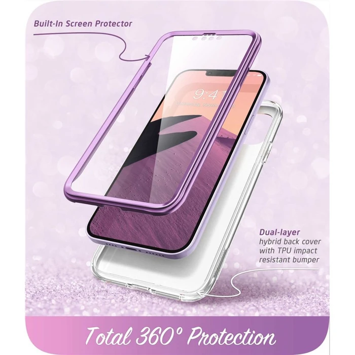 Supcase Cosmo Apple iPhone 14 Plus / 15 Plus Marble Purple