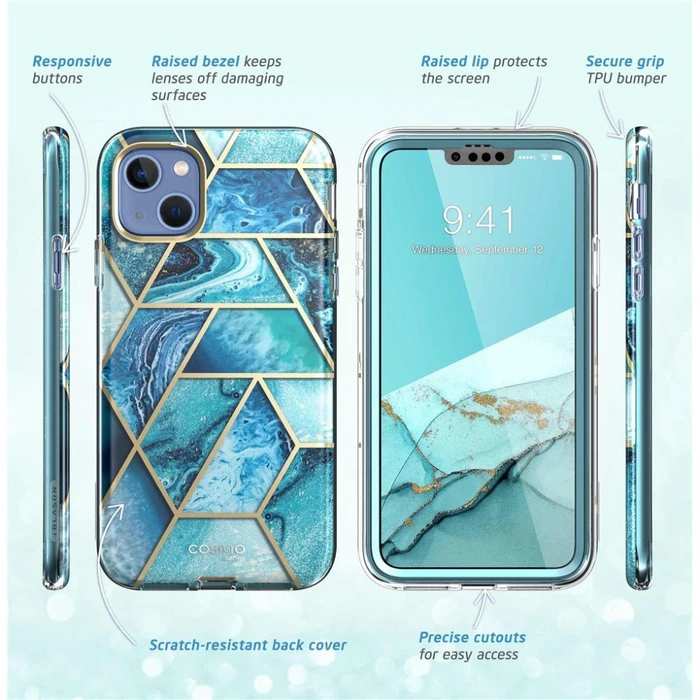 Supcase Cosmo Apple iPhone 14 Plus / 15 Plus Ocean Blue
